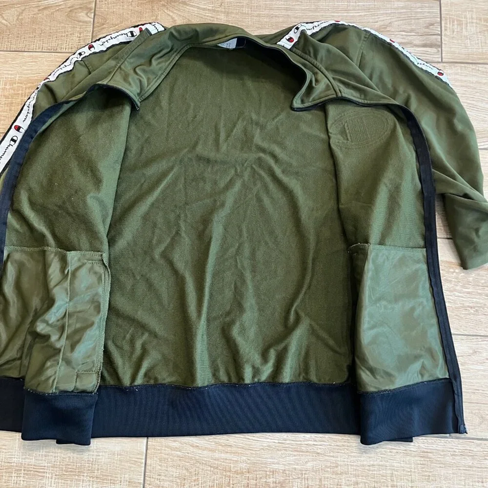 Mens Champion Green Zipper Jacket - XL